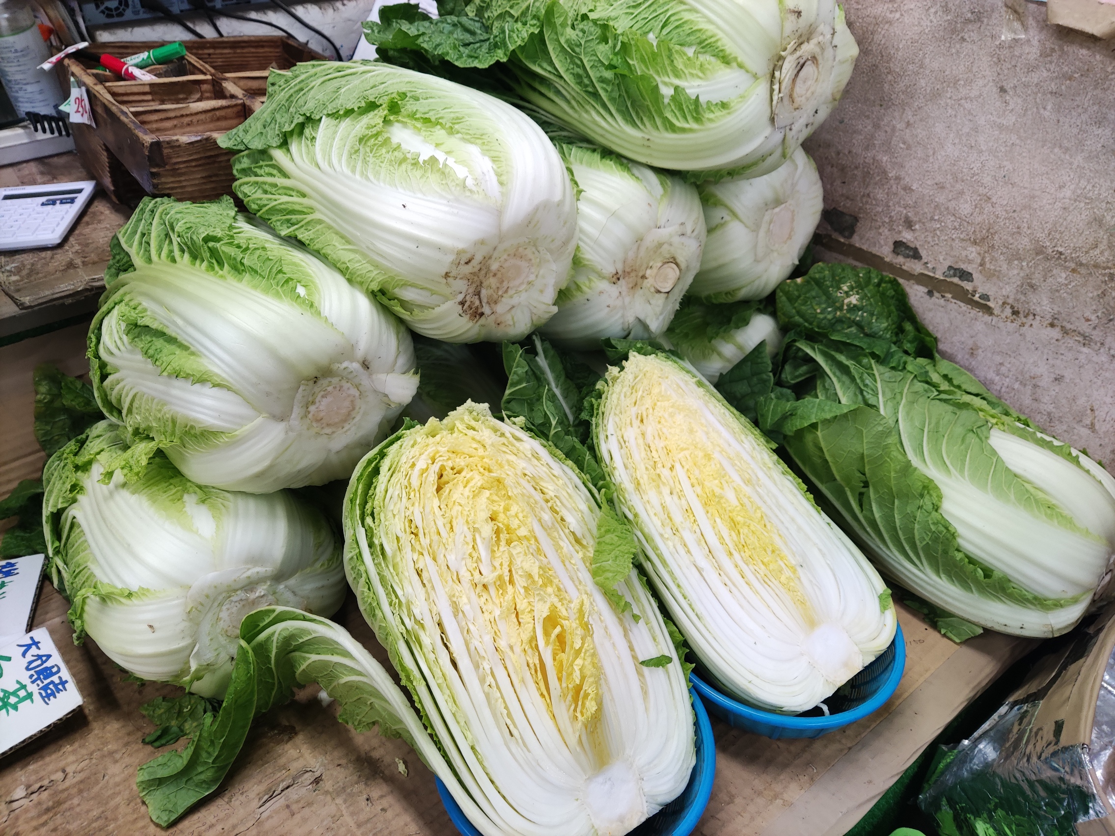 ♢矢原商店♢旦過食市祭.半額市！白菜が旨い！