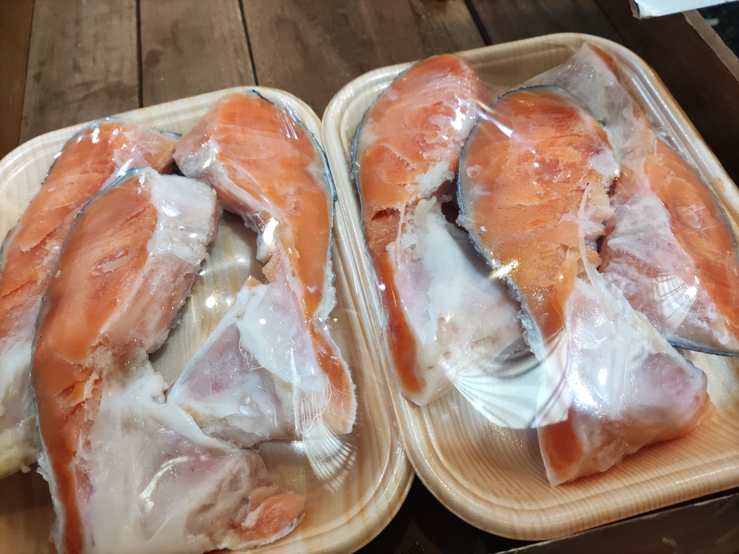 ◀海産物やまいち▶食市祭特売♪銀鮭かま山盛り特売480円！